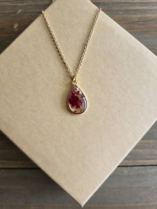 Collier Pendentif Pendule Reiki en Bois et Résine, Style Bohème, Fait Main Unique - Product Image 2