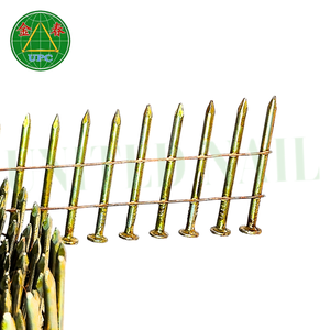 Clavos en Rollo para Paletización de Alto Rendimiento, 1-1/4 Pulgadas, 14000 Unidades, Alambre de Acero con Recubrimiento Amarillo para Uso en Paletas de Madera - Product Image 3