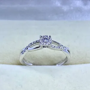 Trendy Design Round Brilliant Cut <b>Diamond</b> <b>Ring</b> for Women Casual Party Wedding and Office Use Available at Reasonable Price - Product Image 2