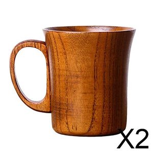 Mug en bois fait main, design classique, écologique, 200 ml, compatible lave-vaisselle, cadeau d'affaires - Product Image 2