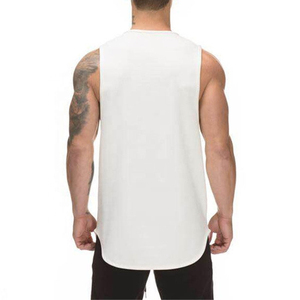 Débardeur sans manches pour homme, conçu sur mesure, en coton et fibre de bambou, pour la musculation, vêtements de sport pour homme, en provenance du Pakistan. - Product Image 2