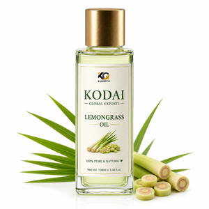 Aceite Esencial de Limoncillo de Tamil Nadu 100% Puro y Natural de Primera Calidad, Destilado al Vapor, para Aromaterapia y Cuidado Facial, Kodai Global Export - Product Image 1