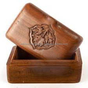 Vente chaude Antique À La Main En Bois Sculpté Bijoux Stockage Cadeau Boîte Vintage Sculpture Sur Bois sculpté boîtes En Bois - Product Image 1