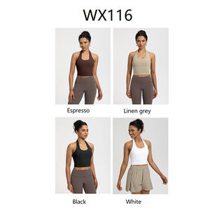 Ropa Deportiva para Mujer, Camiseta de Yoga sin Costuras de Color Sólido, Manga Larga, Top Corto para Entrenamiento, Secado Rápido, Transpirable, Conjuntos de Yoga - Product Image 2