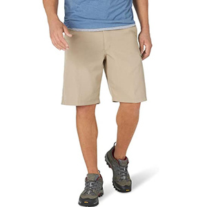 Men's 100% Cotton Mid Length Button Closure Hybrid <b>Shorts</b> <b>Stretch</b> Straight Leg Fit Side Entry Pockets Casual Custom AI-SH-56 - Product Image 1