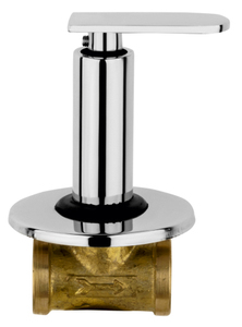 Brass Chrome Plated <b>Concealed</b> Cock With Flange Wall Mounted Laundry Washing Machine Hot Cold Basin Faucet Dispenser Tap - Product Image 2