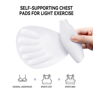 บราออกกำลังกายแบบไร้ตะเข็บเสริมฟองน้ำด้านหน้า รองรับทรงสูง สำหรับผู้หญิงไซส์พลัส รุ่นใหม่ล่าสุด ราคาสุดคุ้ม - Product Image 4