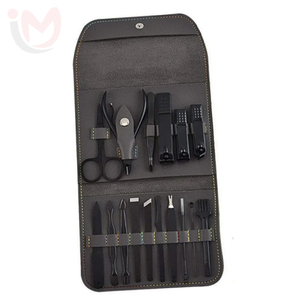 16 Piece Nail Clipper Set Manicure Pedicure Kit Stainless Steel Professional Grooming Beauty Tools - Product Image 1