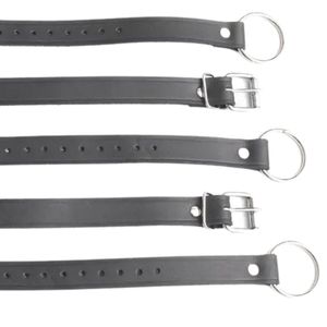 Ensemble de restraints de lit réglables en peau de mouton avec sangles pour poignets et chevilles et autres boucles (largeur 4,5 cm) - Product Image 6