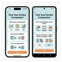 Aplicación RoyalCraft para Adopción de Animales, Rescate de Mascotas y Emparejamiento - Versión Empresarial Compatible con IOS/Android/Linux/Mac