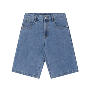 Shorts en jean pour homme, couleur personnalisée, taille mi-haute, fermeture boutonnée, décontracté, en coton de haute qualité, design personnalisé - Product Image 5