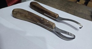 Juego de Cuchillos para Herrador Hechos a Mano, Herramientas Profesionales para el Cuidado de Caballos, Herramientas de Acero Inoxidable para Herrador, Recortador de Pezuñas para Cabras y Ovejas - Product Image 3