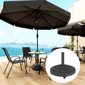 Base per Ombrellone da Patio in Poliestere con Supporto in Resina da 46 Libbre, Compatibile con Diametri 1.3"/1.5"/1.9", Supporto Robusto per Ombrellone da Giardino - Product Image 2