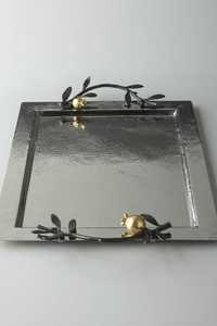 This <b>Tray</b> Combines Durability With Modern Style, Making It Perfect For Serving Drinks, <b>Snacks</b>, Tea, Coffee, Or Displaying Decore - Product Image 1