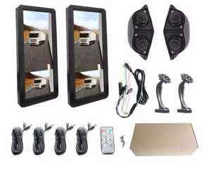 Espejo Retrovisor Electrónico Original de 12.3 Pulgadas con Cámara Dual y Sistema de Monitoreo de Punto Ciego para Camiones y Autobuses de Uso Pesado - Product Image 1