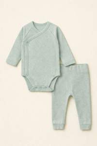 JALBEBE Set Unisex Tutina a Maniche Lunghe e Leggings Lavabili con Chiusura a Bottoni per Neonati Tutte le Stagioni in Morbido Cotone Modal Spandex - Product Image 4