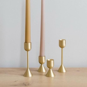 Juego de 3 Portavelas Negros Elegantes, Portavelas de Metal Clásico para Decoración de Mesa de Boda o Hogar, Ecológicos y Duraderos - Product Image 6
