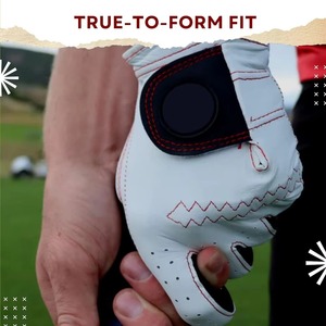 Guantes de Golf de Cuero Cabretta True Form, Cómodos y Duraderos, con Agarre Estable y Resistente, Aptos para Todo Tipo de Clima, con Logotipo Personalizable - Product Image 3