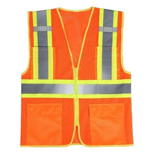 Gilet de sécurité personnalisable réfléchissant multi-poches, haute qualité, respirant et résistant - Product Image 4