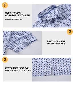 Camisetas Polo de Golf Deportivas con Logotipo Personalizado para Hombre, Camiseta Polo Informal de Secado Rápido para Hombre - Product Image 4