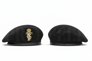 Classic Custom Color Wool <b>Beret</b> Cap OEM Embroidered Badge Design Adjustable Flat Top Hat For Outdoor Junior Senior Uniform - Product Image 2