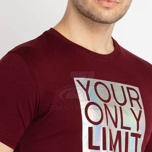 Diseña tu propio logotipo, camiseta estampada para hombre, cuello redondo, ropa urbana, camisetas estampadas para hombre a bajo precio - Product Image 6