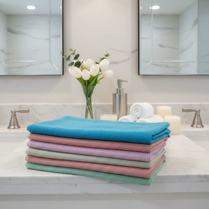 Serviette de bain en coton pour hôtel, super absorbante, durable, grande, douce, de qualité supérieure, tissée jacquard moderne, en tissu éponge - Product Image 4