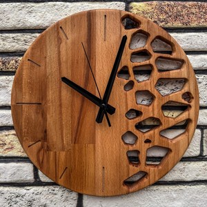 Premium Handmade Durable Wooden Modern <b>Clock</b> Stylish Home Decor for Living Room <b>Bedroom</b> Office by M/S SHAAD HANDICRAFTS - Product Image 5
