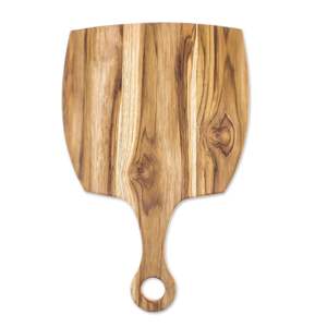 Tabla de Cortar Rectangular de Madera Hecha a Mano para Cocina - Apta para Lavavajillas, Fácil de Limpiar y No Tóxica - Product Image 1
