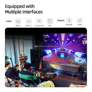 AUN AKEY9S, mini projecteur portable Android, le meilleur projecteur intelligent pour la maison, les jeux, haute luminosité, WIFI, Bluetooth, 1080P, 4K, 200 pouces - Product Image 5