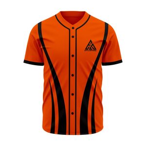 Custom Men's Breathable 100% Polyester <b>Baseball</b> Jersey OEM Personalized Uniform Name Number Digital Printed V-neck Half Sleeve - Product Image 5