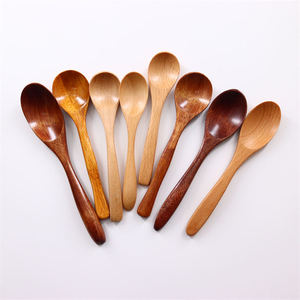 Ensemble de cuillères en bois personnalisées en bambou et bois d'acacia écologiques classiques pour cadeaux, de haute qualité, durables, très vendues - Product Image 2