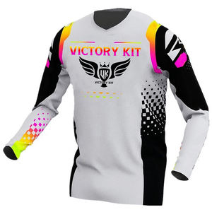 Maillot de motocross personnalisé avec logo, chemise de course MX pour hommes, chemise de course tout-terrain à manches longues, vêtements d'équipe de moto tout-terrain ATV - Product Image 2