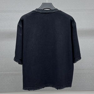 เสื้อยืดคอตตอนคุณภาพสูง 260 แกรม ทรงหลวม ไหล่ตก ล้างสีแบบแอซิดวอช พิมพ์ลายกราฟิกตามสั่ง สำหรับผู้ชาย - Product Image 2