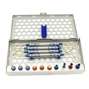 Ciseaux de microchirurgie en titane, instruments ophtalmiques, lot de 4 pièces, 14 cm, certifiés CE ISO, par Grip Surgical - Product Image 4
