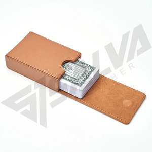 En stock : Boîte de rangement en cuir avec couvercle rabattable pour cartes de poker et cartes de jeu Werewolf, en papier, pour la publicité - Product Image 4