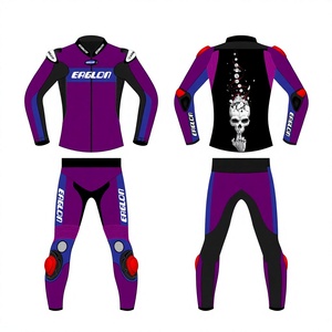 Traje de Motociclismo de Piel de Vacuno/Canguro GSXR Personalizado para Hombre, Mono de Carreras de Una Pieza, Traje de Motociclista con Protección OEM CE - Product Image 1