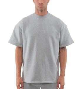 Camiseta Retro de algodón personalizada 2025 para hombre, venta al por mayor 2025, superventas, 230G, Manga corta en blanco holgada personalizada, patrón de impresión sólida - Product Image 1