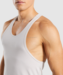OEM Summer High Quality <b>Men's</b> Cotton Tank Top Fitness Gym <b>Men</b> Tank Top Plus Size <b>Men's</b> Gym <b>Singlets</b> Trending Wholesale Price - Product Image 5