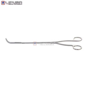 Pinzas DeBakey Atraumáticas al por Mayor, Mandíbulas Curvas VATS, Eje de 5mm, 7.5'' (19cm), Instrumentos Médicos de Acero Inoxidable - Product Image 4
