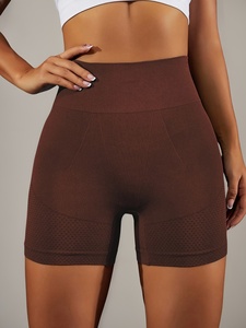 Women Seamless Yoga <b>Shorts</b> Slim Fit High Waist Gym Workout Running Fitness <b>Shorts</b> - Product Image 1