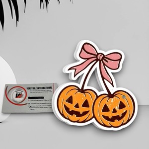 Extensions de cils magnétiques en acrylique Private Label Halloween Melon Pink Bow, en forme de tuiles, ovales, diamant, fleur, cœur, multifonctionnelles - Product Image 3
