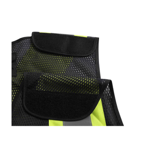 Veste de travail haute visibilité pour hommes, style professionnel, avec logo personnalisé, matière brillante, coupe confortable, prix de gros - Product Image 4