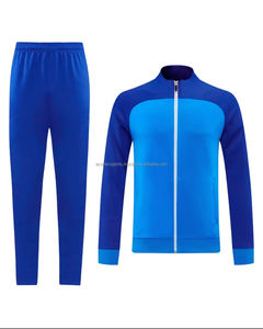 2024 unisexe personnalisé grande taille ensemble de survêtement à capuche survêtement costume de sport OEM vêtements de fitness 2 pièces veste pantalon hiver 100% coton impression - Product Image 2