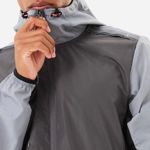 Nylon Zipper Hoodie shorts set windbreaker tracksuits Casual Short Set with Customizable Premium Quality embroidery logos - Product Image 3