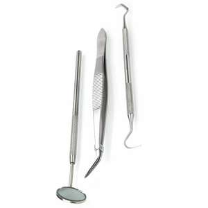 Kit de Primer Examen Dental/Set de Diagnóstico Básico Clase I con Empuñadura Ergonómica y Personalización Disponible - Product Image 1