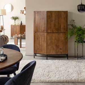 Buffet haut Vandana Sereno Zentrix en bois de manguier et travertin - Product Image 4