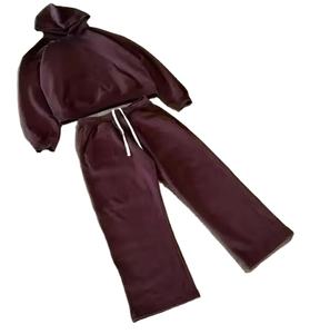 Sweat à capuche oversize en molleton français 350 grammes pour homme, coupe régulière, écologique, streetwear, uni, lourd, impression numérique pour l'hiver - Product Image 6