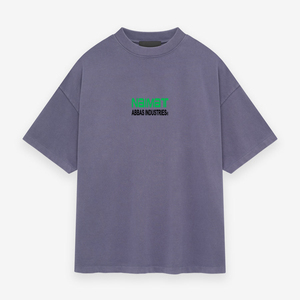 Camiseta de manga corta de corte holgado para hombre, mezcla de algodón, informal, cuello redondo, color liso, estilo urbano, básica - Product Image 1