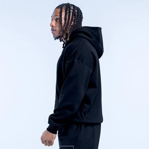 Sudadera con Capucha de Forro Polar para Hombre, Diseño Personalizado con Logotipo, Corte Regular, Color Sólido, Bolsillo Delantero, Manga Regular, Informal, Invierno - Product Image 3